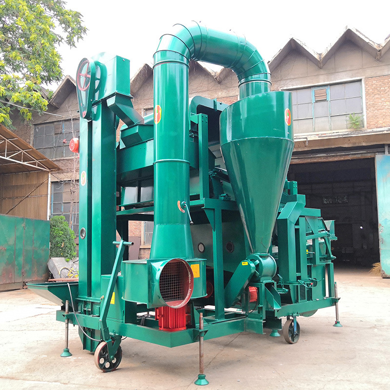 Combined Seed Air Screen Cleaning and Gravity Separating Machine
