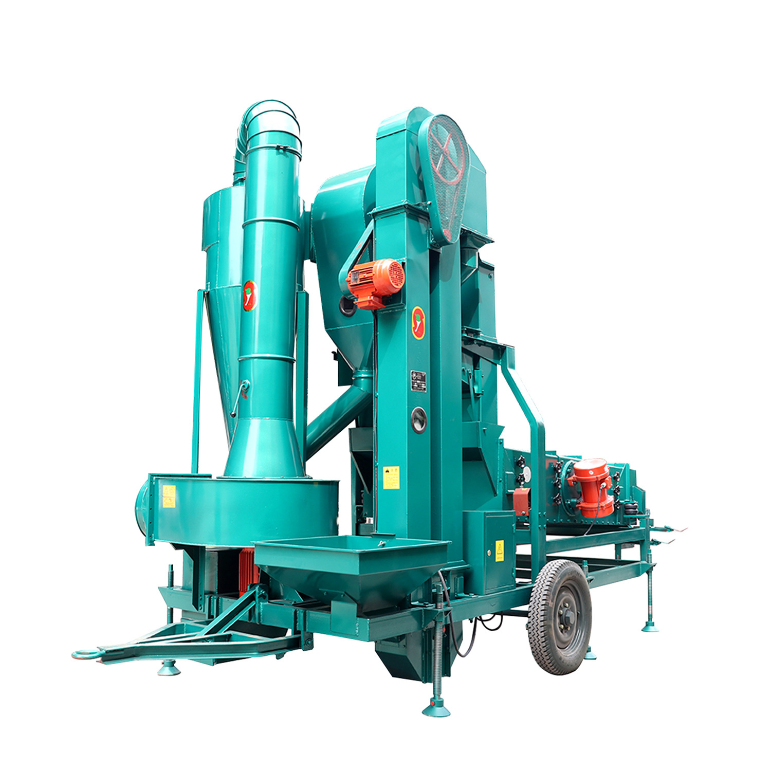 Green Torch Grain Size Sorting Cleaning Grading Screen Machine Price