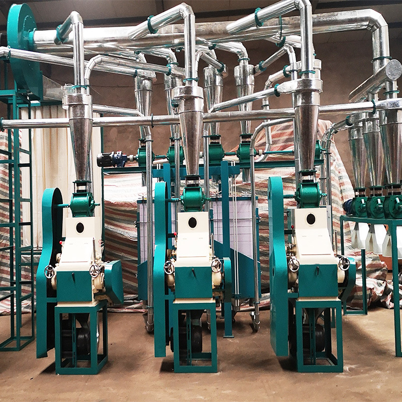 40t/24h Tons Automatic Cassava Corn Flour Mill
