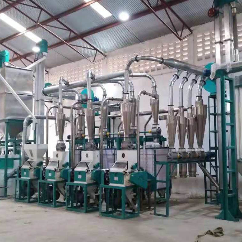 Automatic 30t/24h Maize Mill Machine with One Year Spare Parts