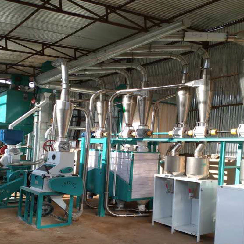 Factory Supply 20t/24h Maize Mill for Super White Maize Meal
