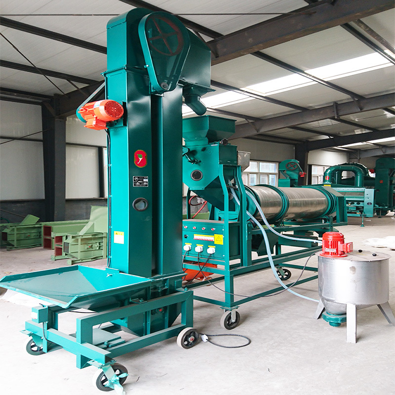 Rotary Rolling Cotton Seed Coating Machine for Farmers