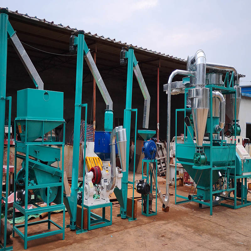 Design for Africa Market 10t/24h Maize Milling Plant in Small Capacity
