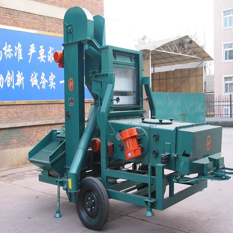 Paddy Wheat Awn Removing and Air Screen Cleaning Machine