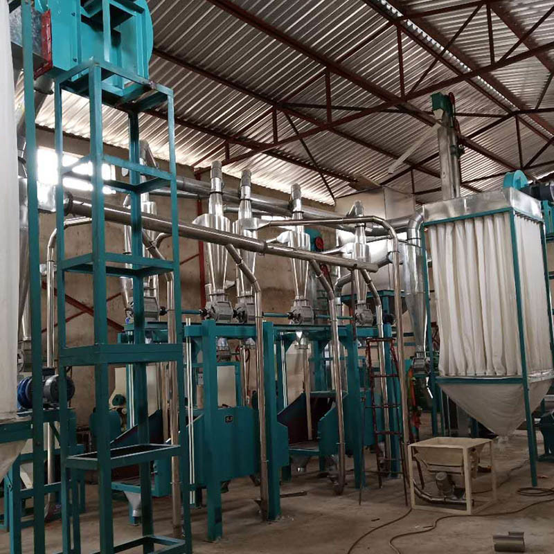 Design for Zambia Market 30t/24h Maize Milling Machine on Sale