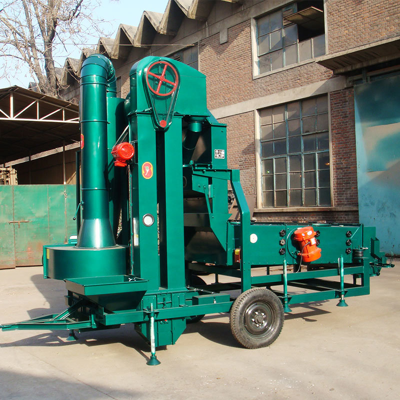 5t/H Soyabean Sesame Chickpea Grain Seed Air Screen Cleaning Machine