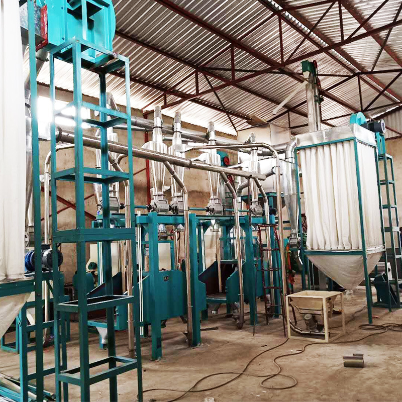 Complete Set Maize Milling Machine Processing Plant