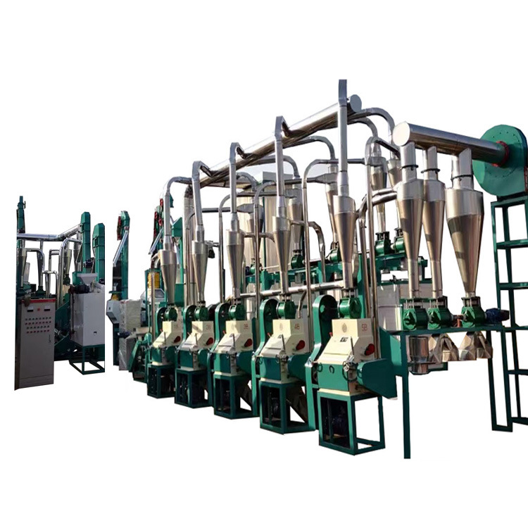 Automatic 30t/24h Maize Mill Machine with One Year Spare Parts