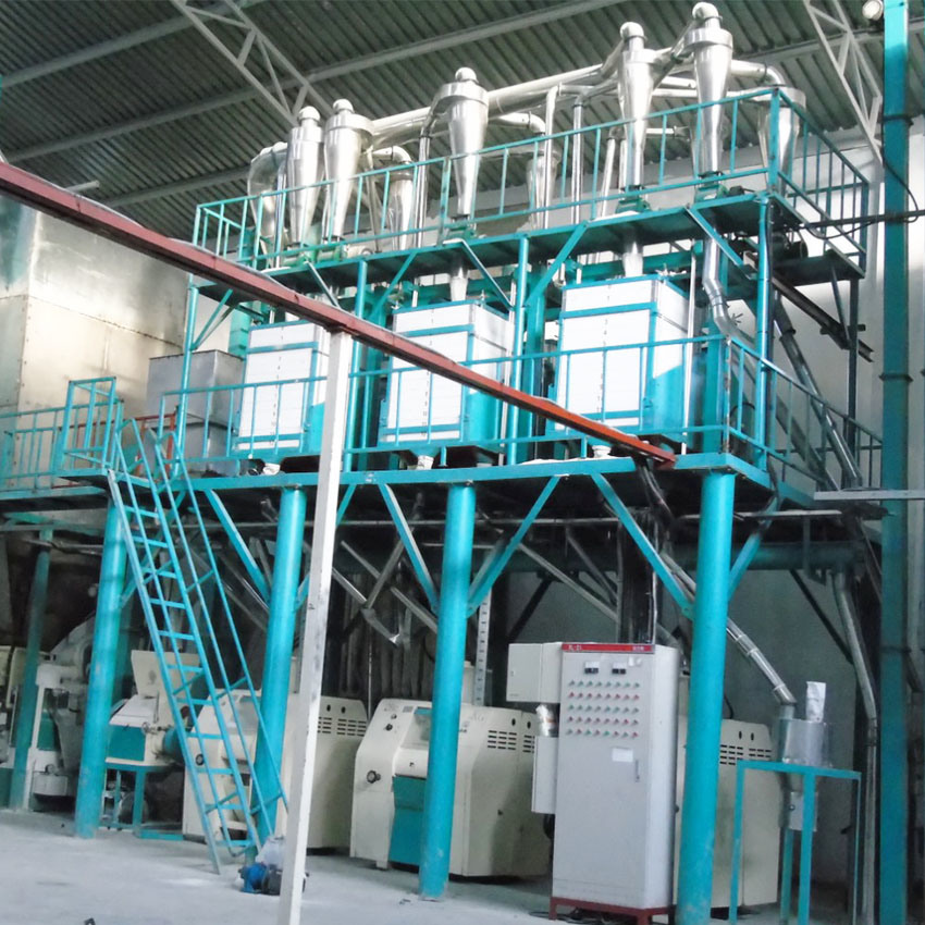 Chinese Professional Manufacturer 50t/24h Maize Mill Milling Plant Machine