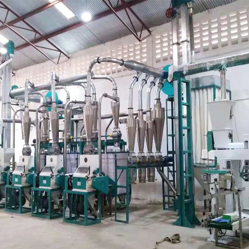 Automatic Running 50t/24h Maize Mill Milling Plant for Sale